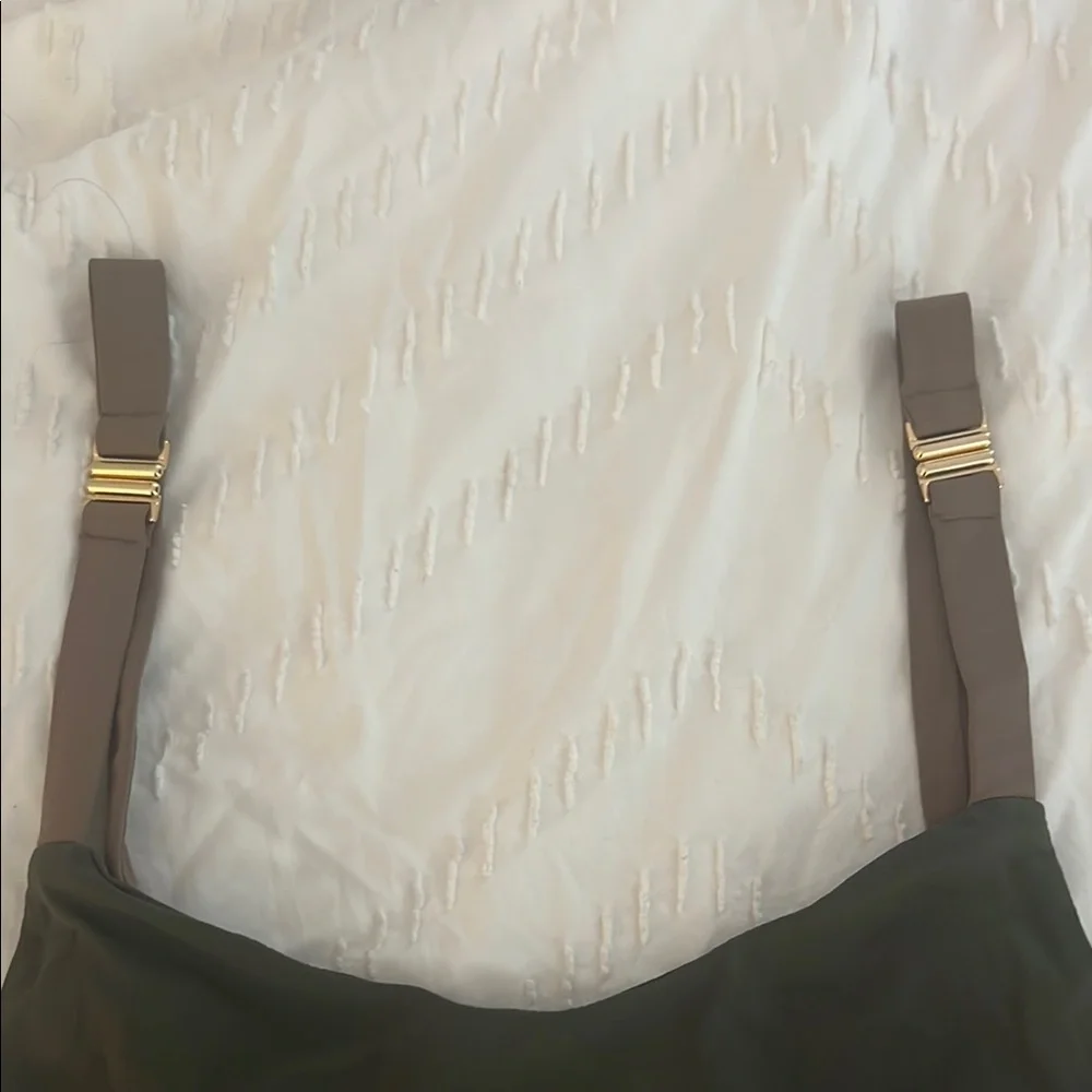 Black and Brown Women's Bralette/Bikini